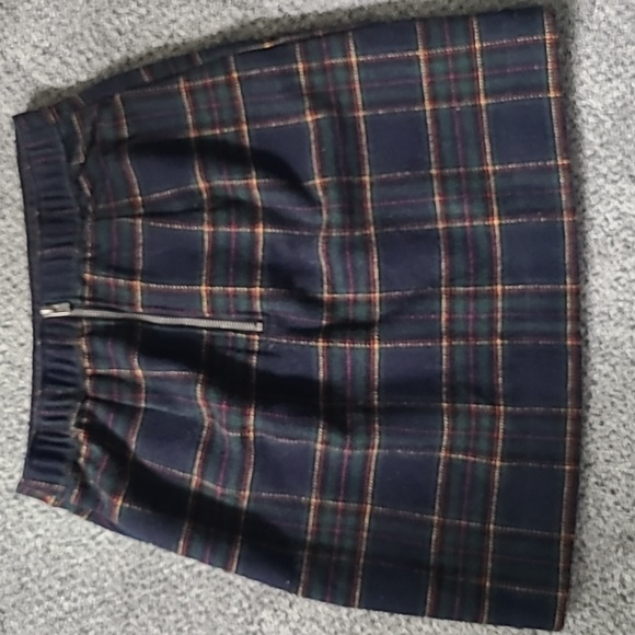 Hollister Blue and Orange Pencil Skirt with Slit - Picture 2 of 4